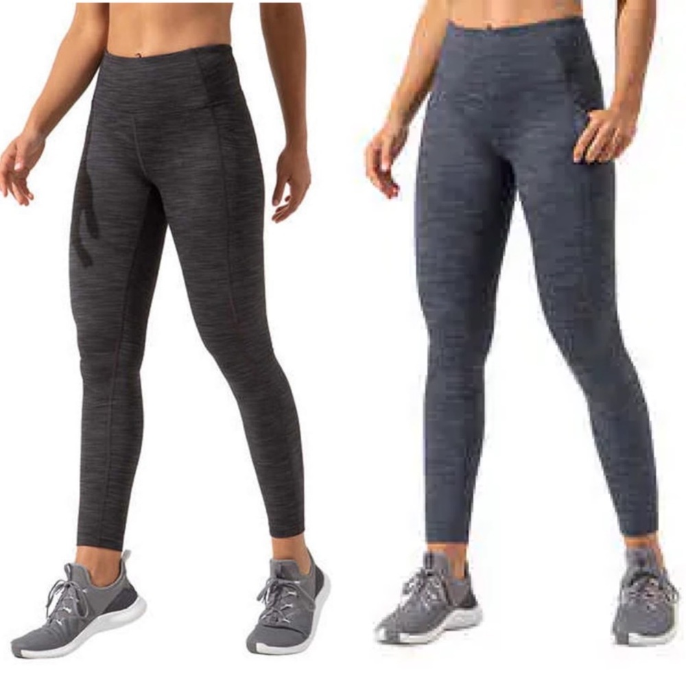 Bundle of 2 Mondetta High Waisted Leggings in Brushed Jacquard Size Small